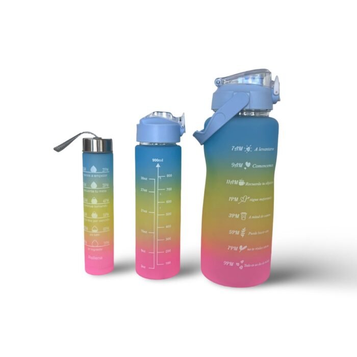 SET DE BOTELLAS X3
