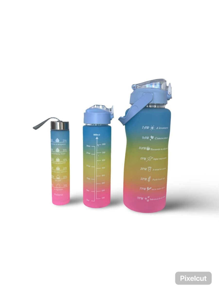 SET DE BOTELLAS X3