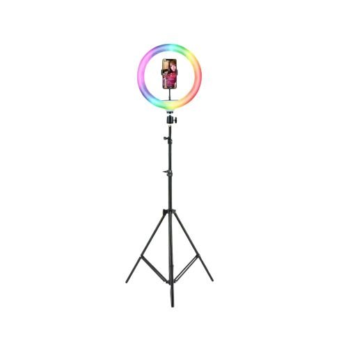 ARO DE LUZ MJ30 12" RGB C/TRIPODE